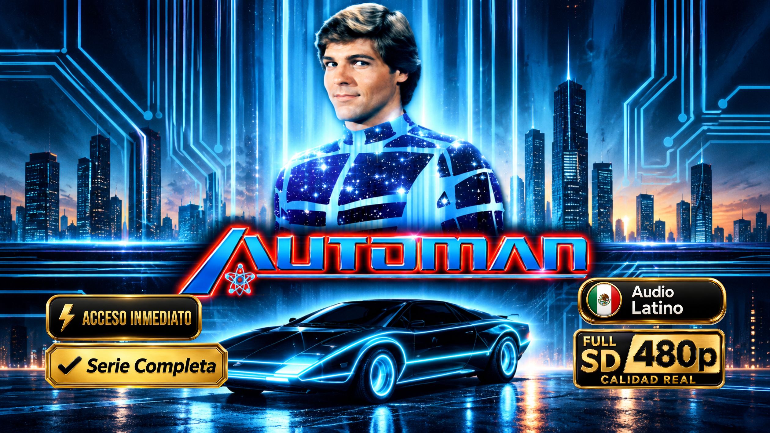 Automan (1983) – Serie Retro de Ciencia Ficción inolvidable | Completa 480p Latino