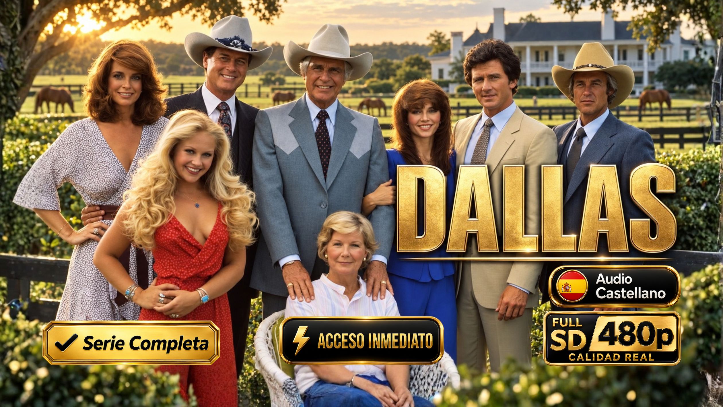 Dallas (1978) – Drama Familiar Legendario inolvidable | Serie Completa 480p Castellano