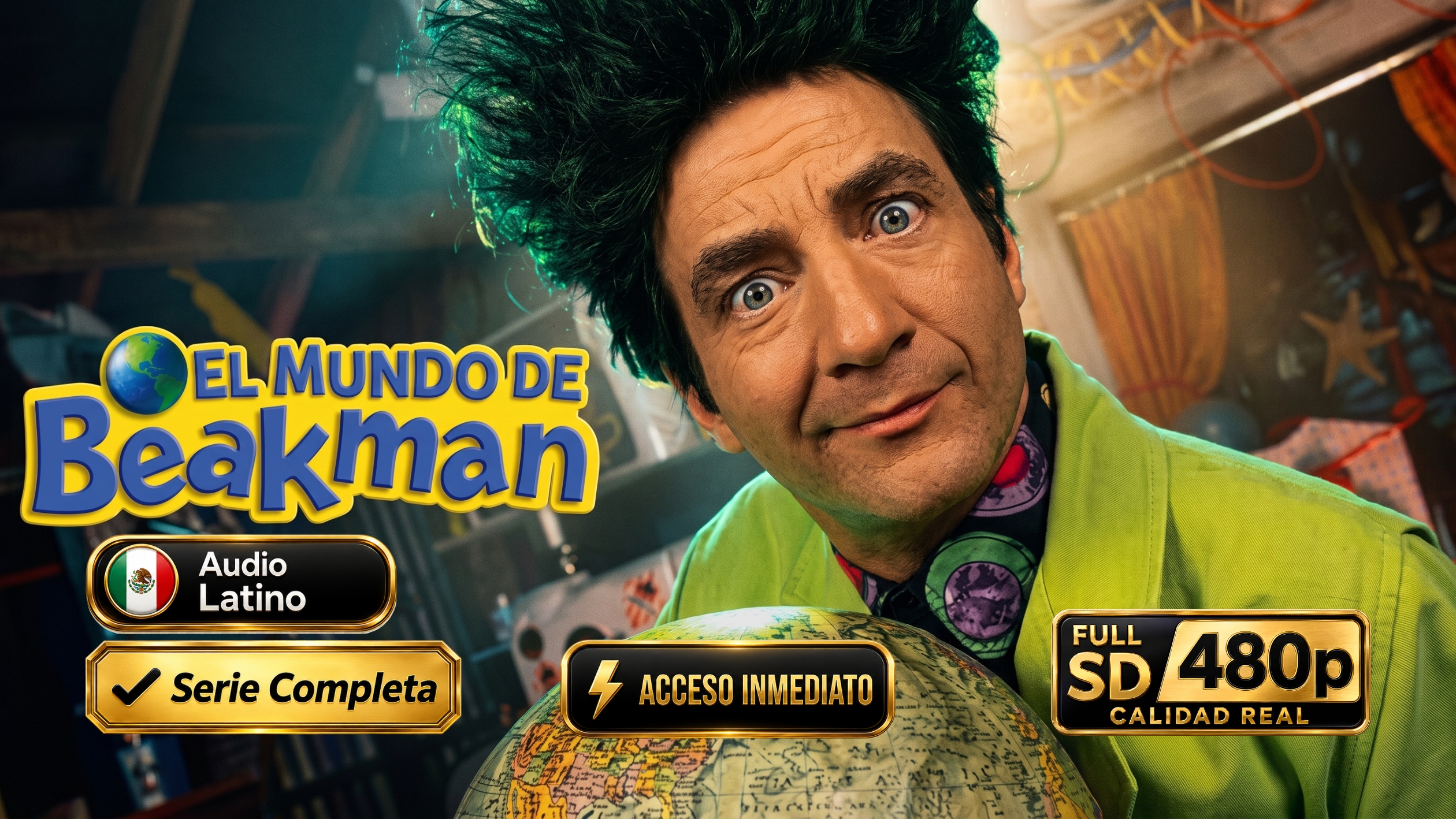 El Mundo de Beakman (1992) – Serie Completa 480p Latino | Clásico Educativo Inolvidable