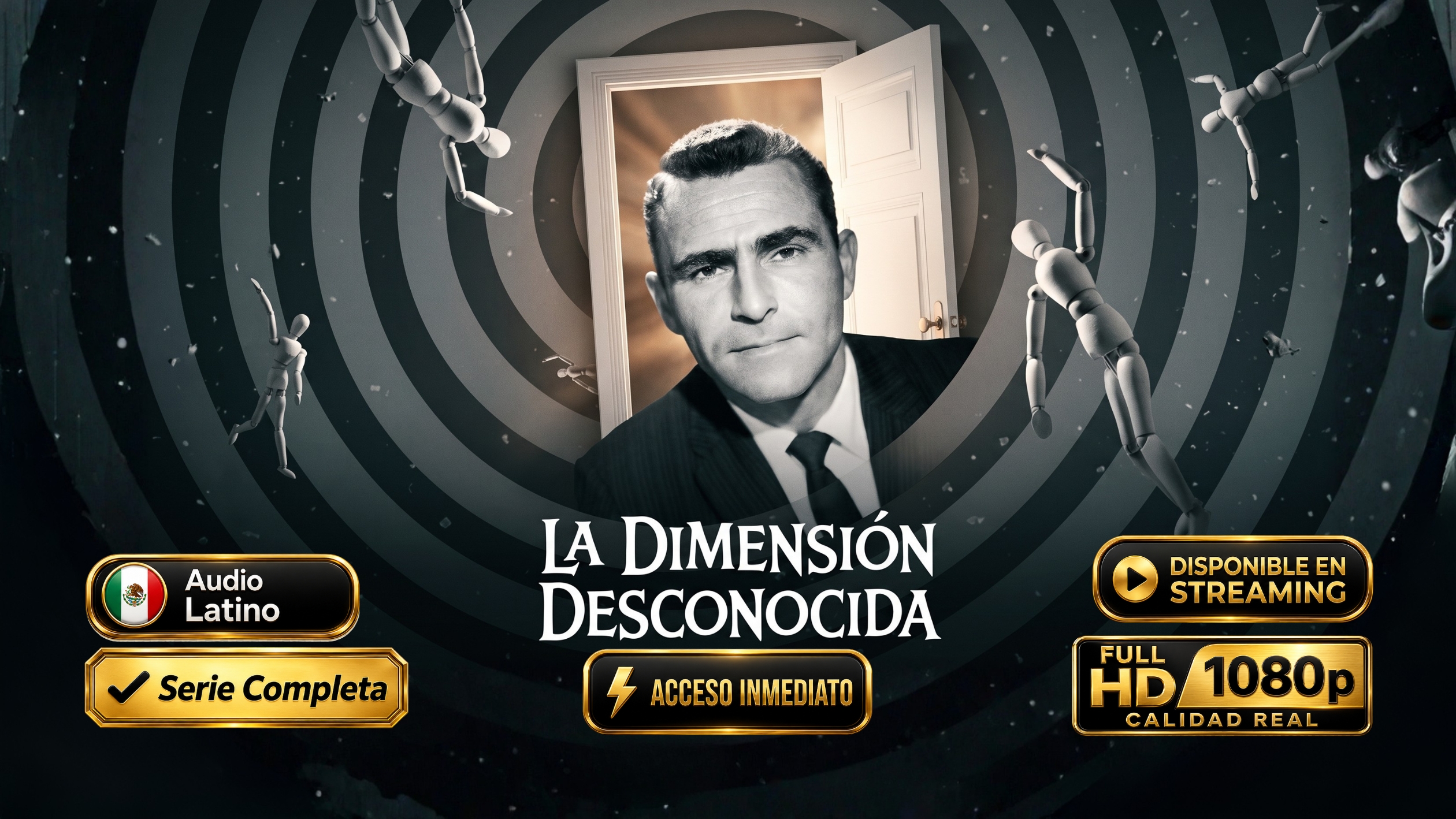 La dimensión desconocida (1959) Serie Completa 1080p Latino | Clásico de Culto e Inolvidable en Blanco y Negro