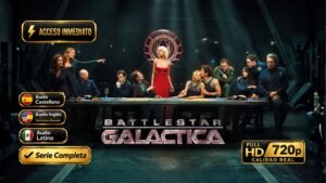 Battlestar Galactica (2004) – Serie Sci-Fi Épica inolvidable | Completa Latino/Castellano/Inglés