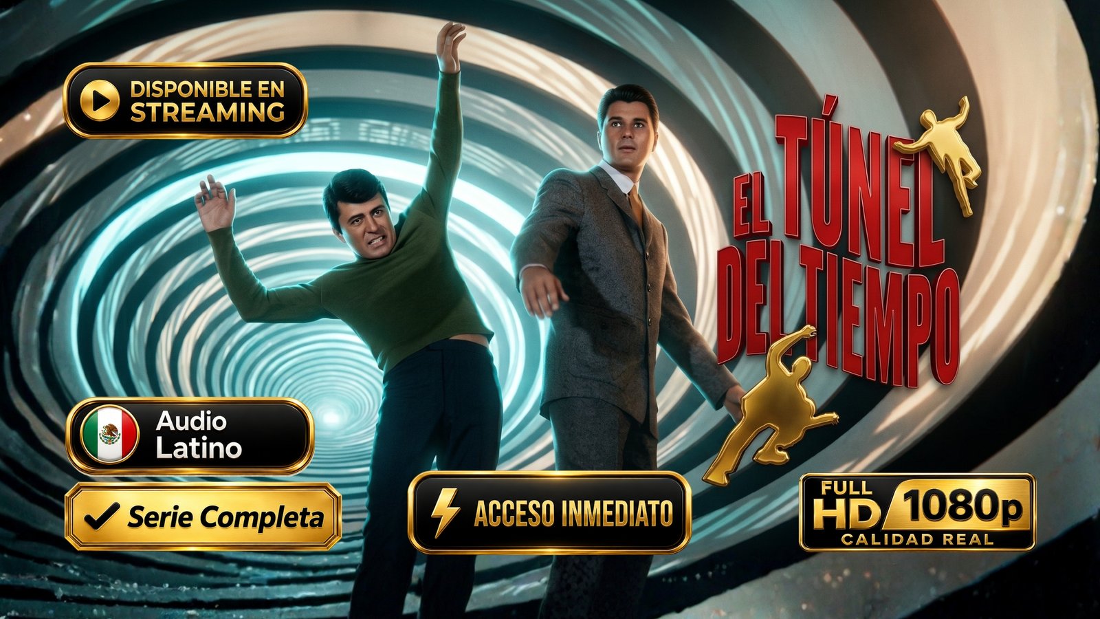 El túnel del tiempo (1966) – Serie clásica de ciencia ficción inolvidable | Serie Completa Latino 1080p HD