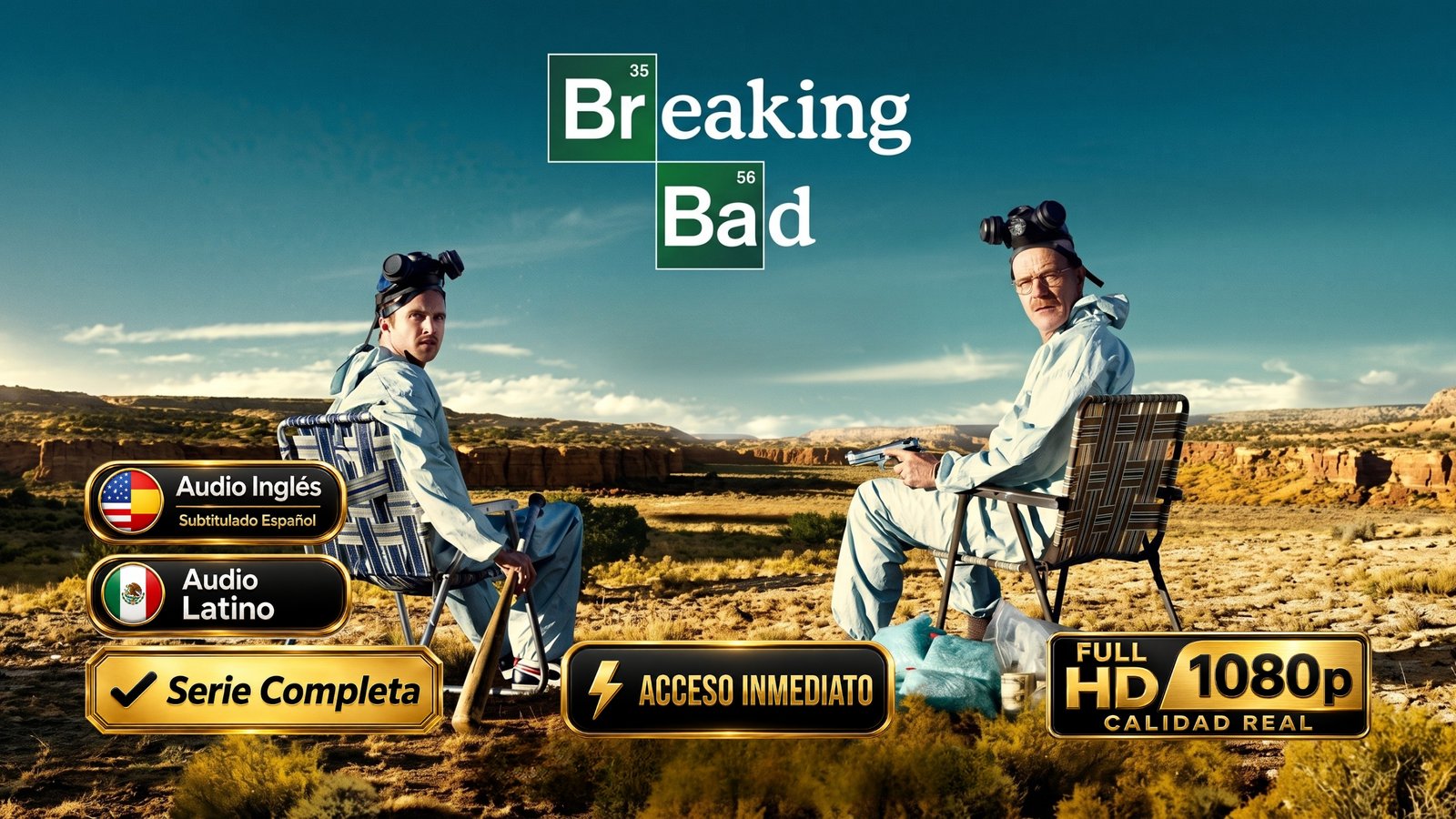 Breaking Bad (2008) – Serie Criminal Legendaria e inolvidable | Completa 1080p Latino/Inglés