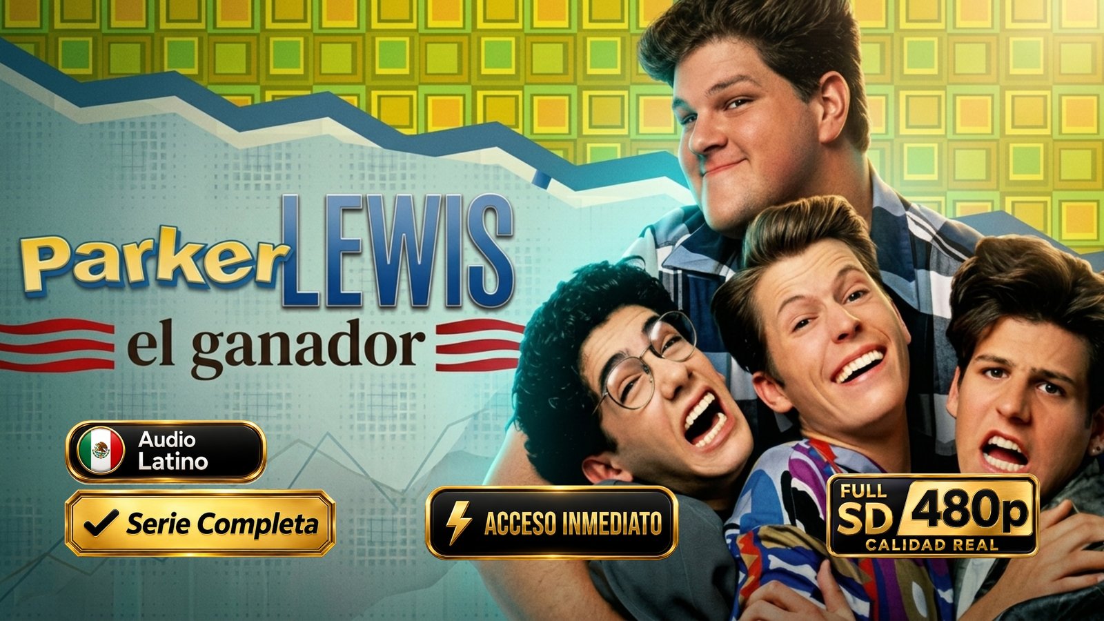 Parker Lewis El Ganador (1990) – Comedia Juvenil Inolvidable | Serie Completa Latino 480p