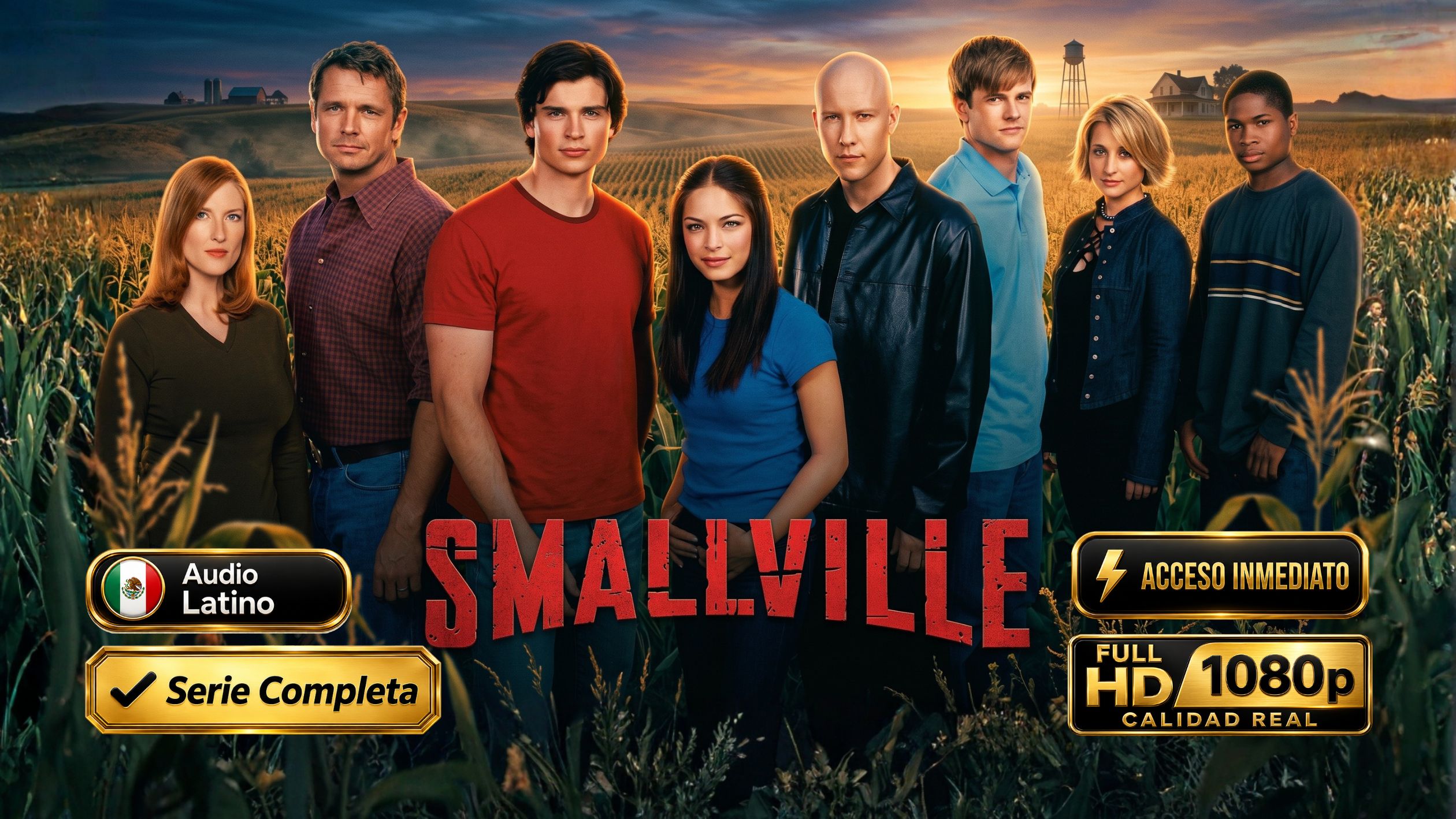 Smallville (2001) – Serie Completa Inolvidable Temp. 1-10 1080p Dual Latino-Inglés + Subtítulos