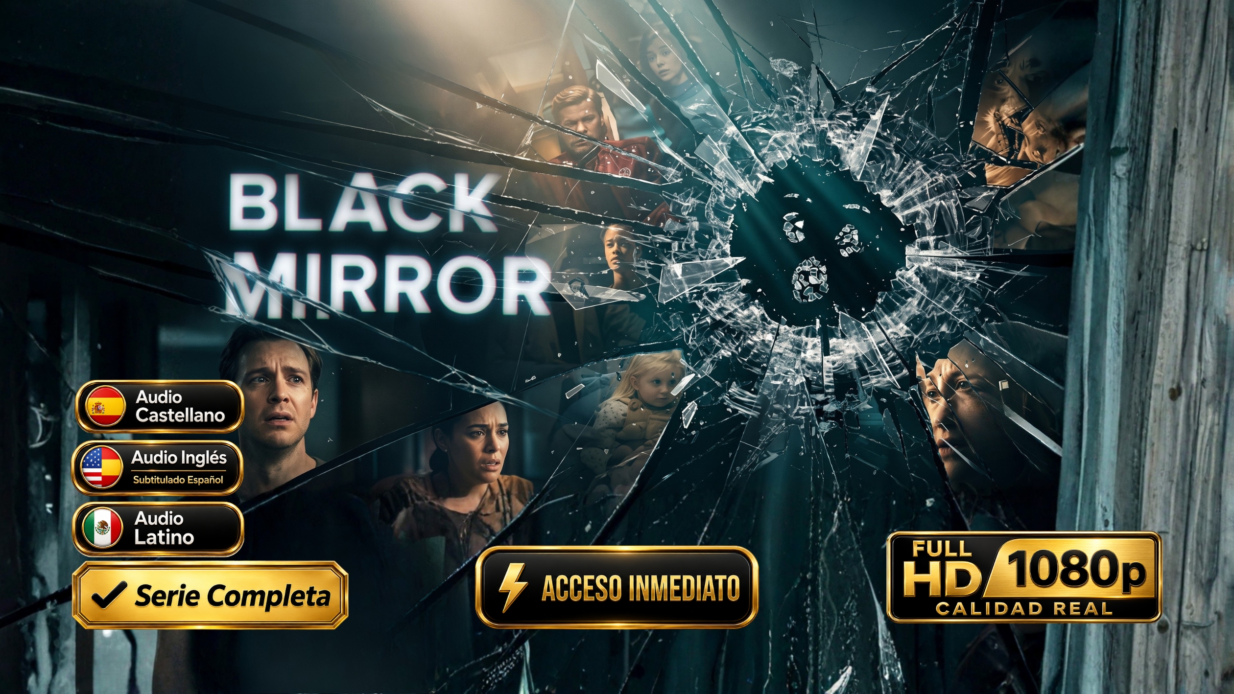 Black Mirror (2011) – Serie Antológica Impactante e Inolvidable | Completa 1080p Multiaudio