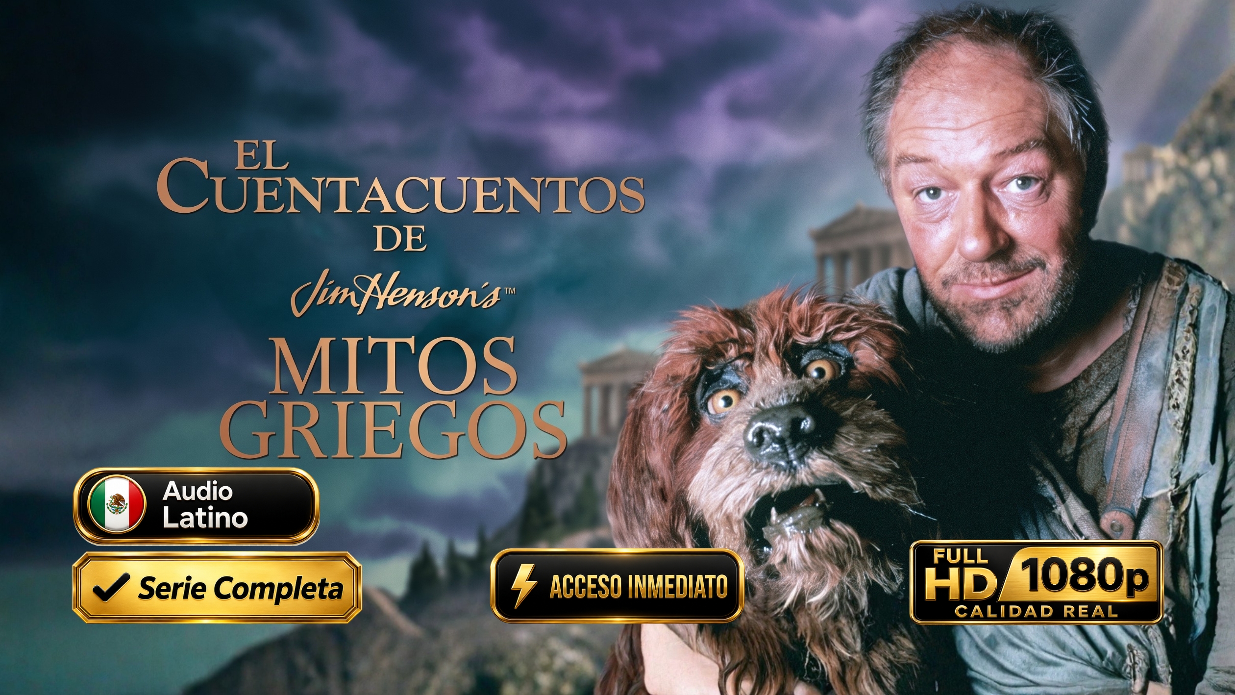 El Cuentacuentos de Jim Henson Mitos Griegos (1990) Miniserie Completa 1080p Latino | Fantasía Mitológica e Inolvidable