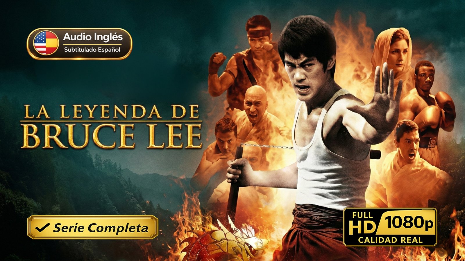 La leyenda de Bruce Lee (2008) – Serie completa biografica inolvidable | 1080p Audio Portugues y Chino