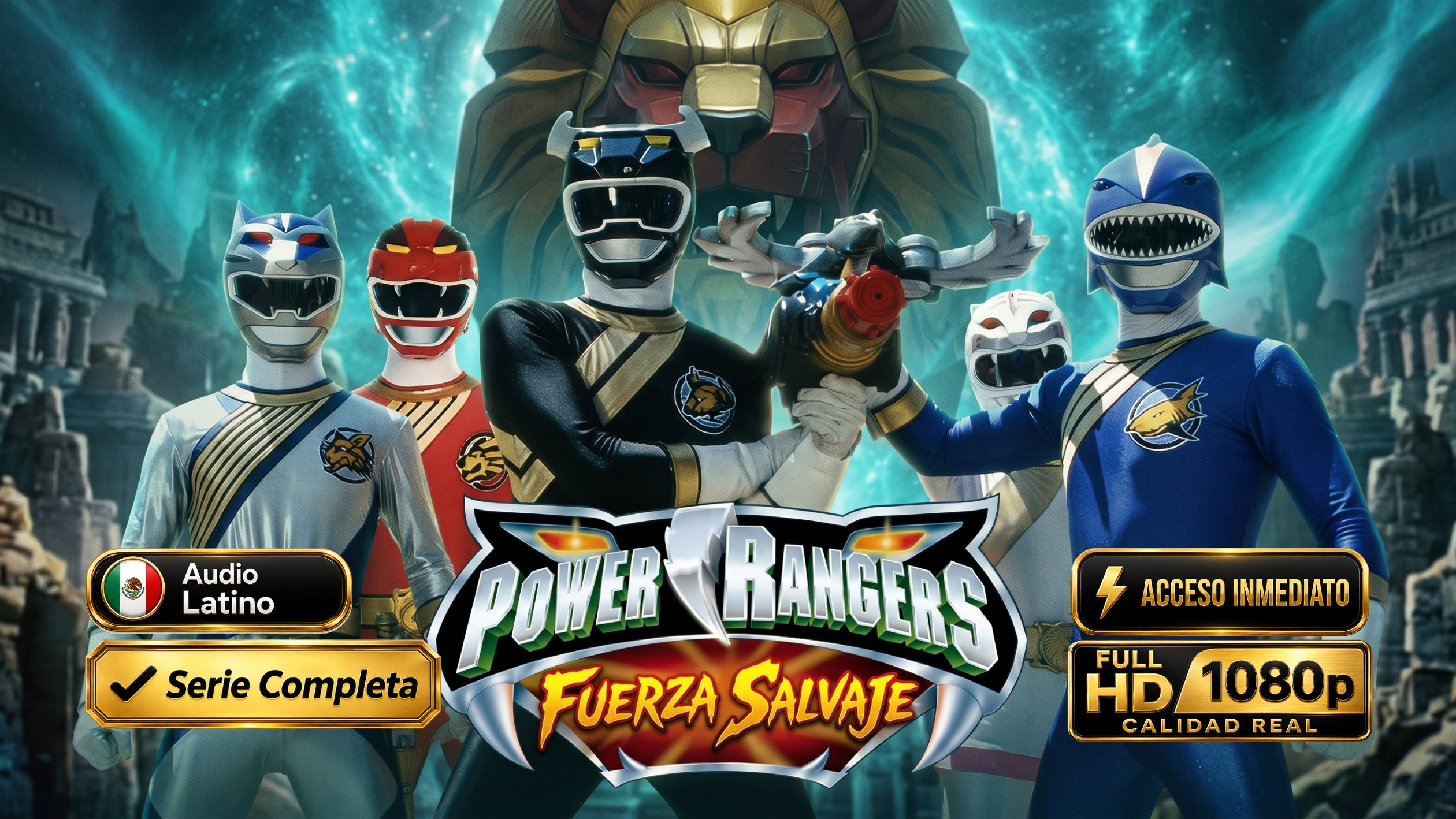 Power Rangers Fuerza Salvaje (2002) – Serie Inolvidable Completa 40 Episodios 1080p Español Latino