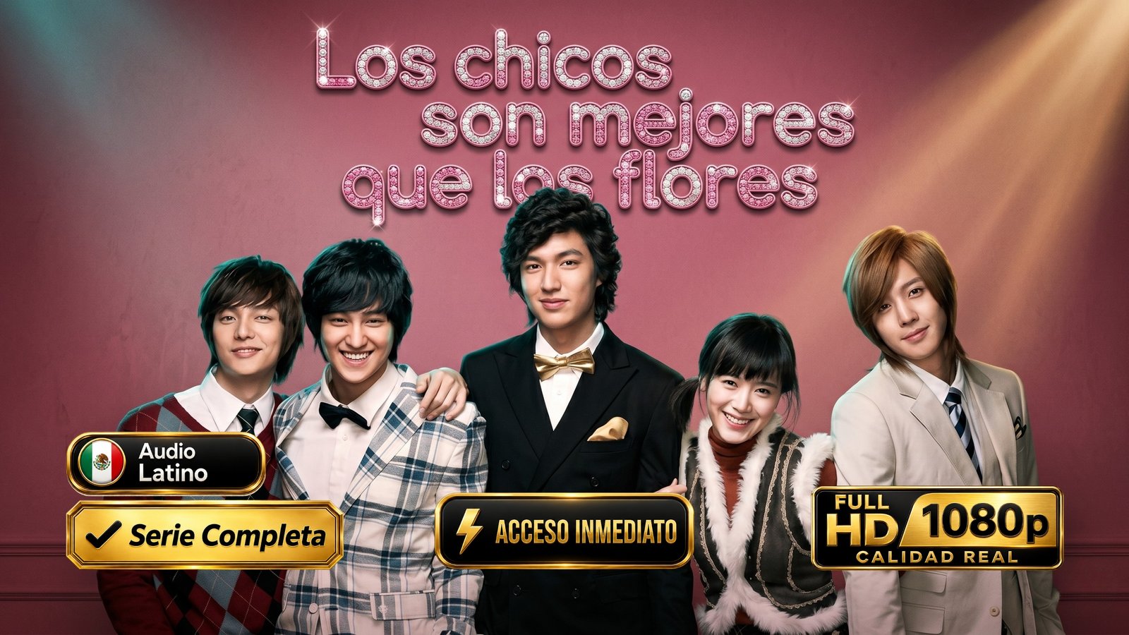 Los chicos son mejores que las flores (2009) – Dorama inolvidable Completo | Dual Latino/Coreano 1080p