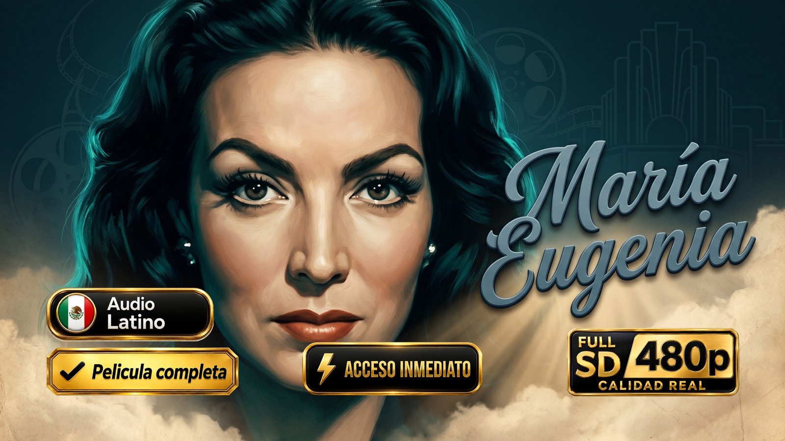 María Eugenia (1942) – Clásico Inolvidable del Cine de Oro con María Félix 480p