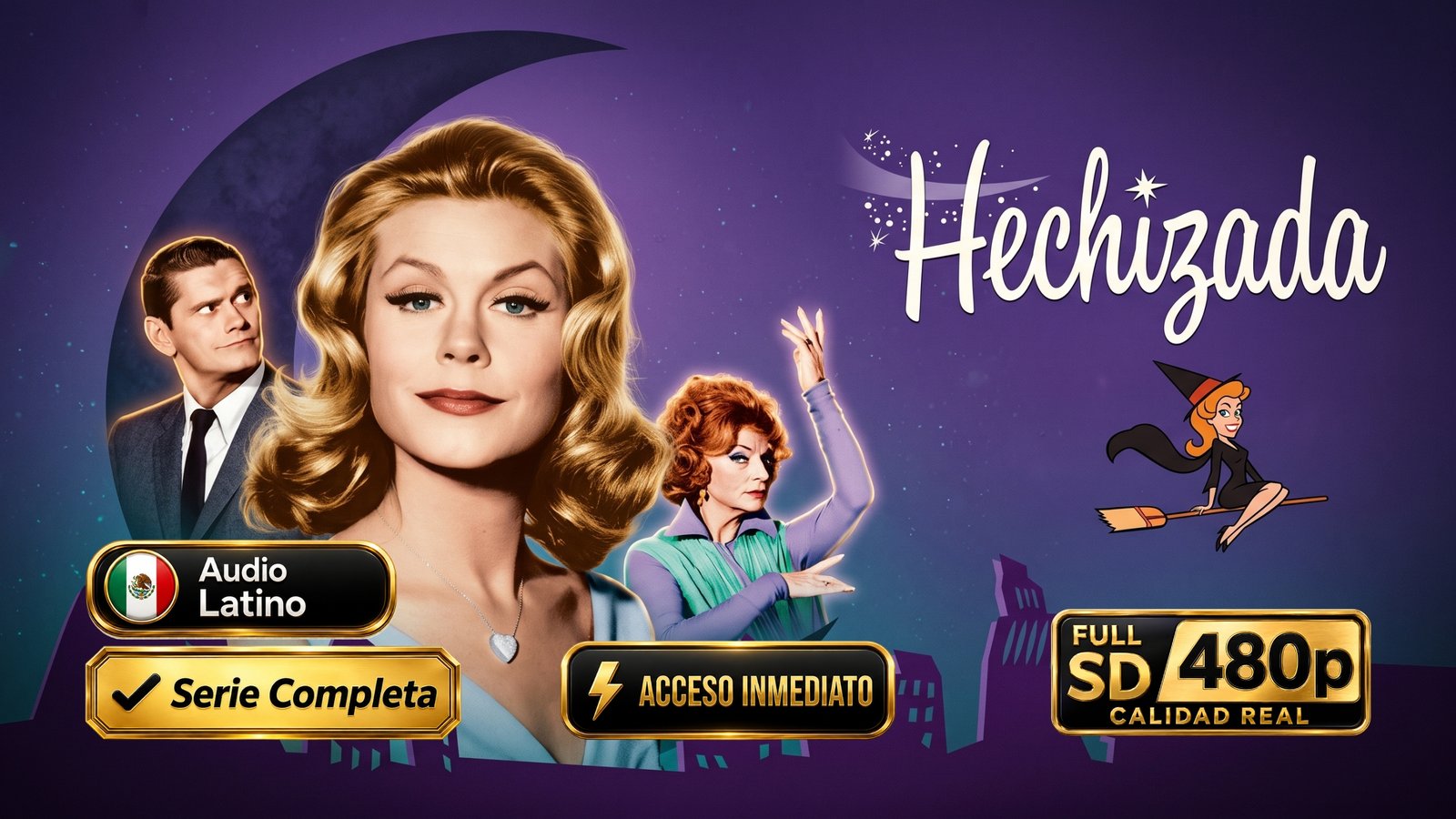 Hechizada (1964) – Serie Completa Clásica e Inolvidable en Español Latino SD 480p