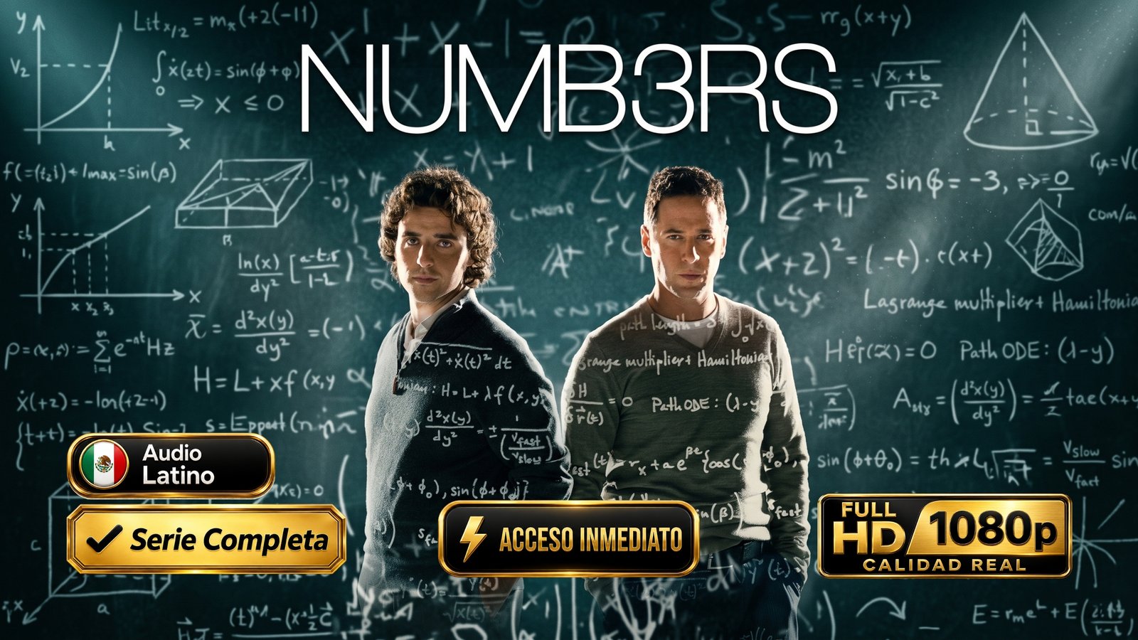 Numb3rs (2005) – Serie Policiaca e Inolvidable Completa en Full HD 1080p Dual Latino-Inglés