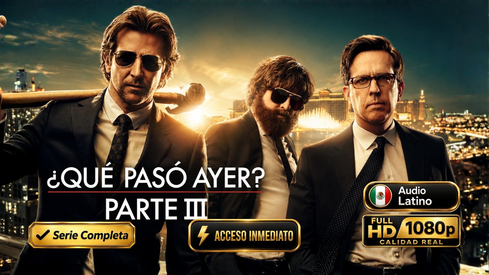 ¿Qué Pasó Ayer 3? (2013) – Comedia Final inolvidable | Película 1080p Latino