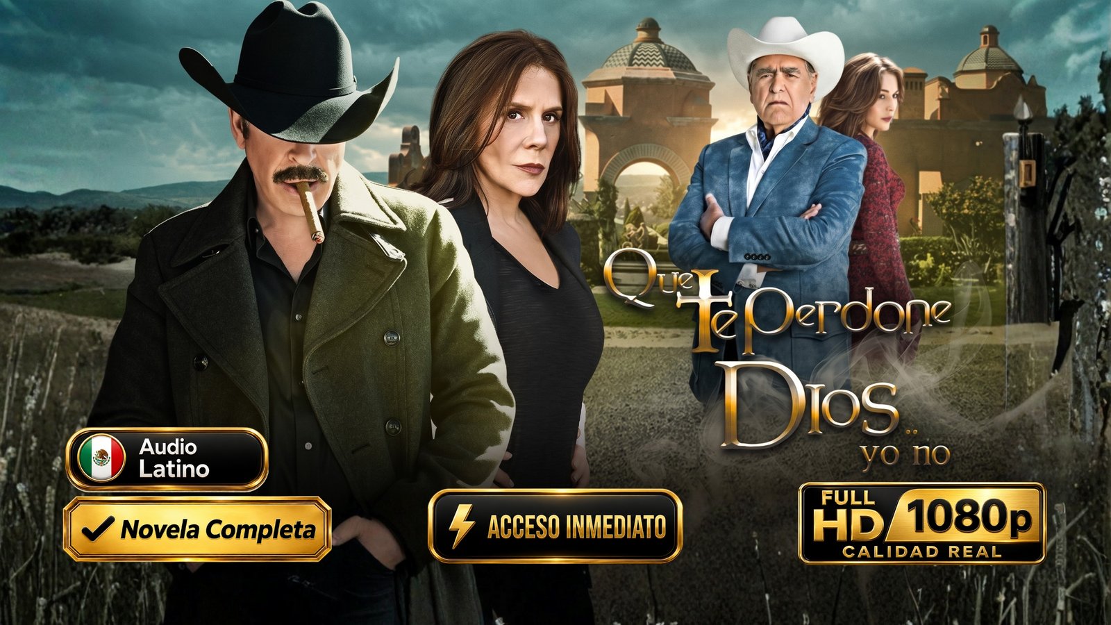 Que te perdone Dios yo no (2015) – Telenovela Mexicana Inolvidable Completa en Full HD 1080p Latino