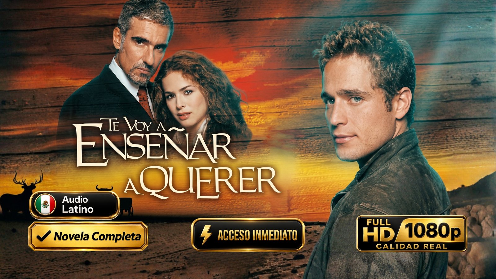 Te voy a enseñar a querer (2004) – Telenovela Completa inolvidable en Full HD 1080p Latino