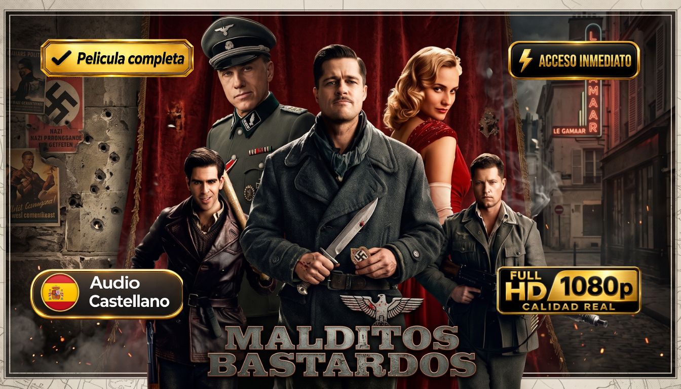 Malditos Bastardos (2009) 1080P Castellano MP4