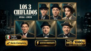 Los 3 Chiflados (1934–1959) – Colección Completa 1080p Latino a Color | Comedia Inolvidable