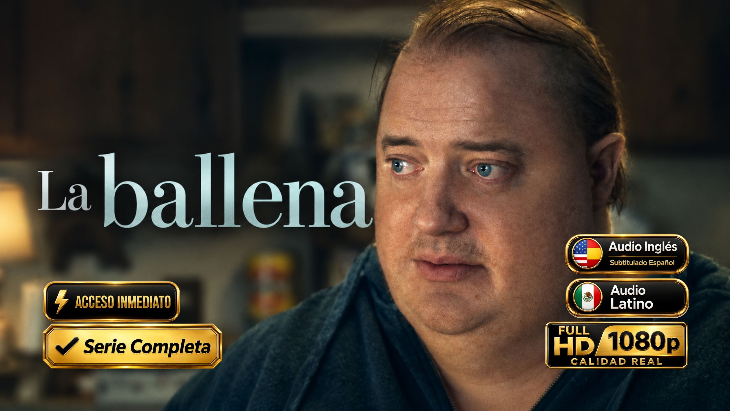 La ballena (2022) – Película Inolvidable Completa 1080p | Dual Latino e Inglés 5.1