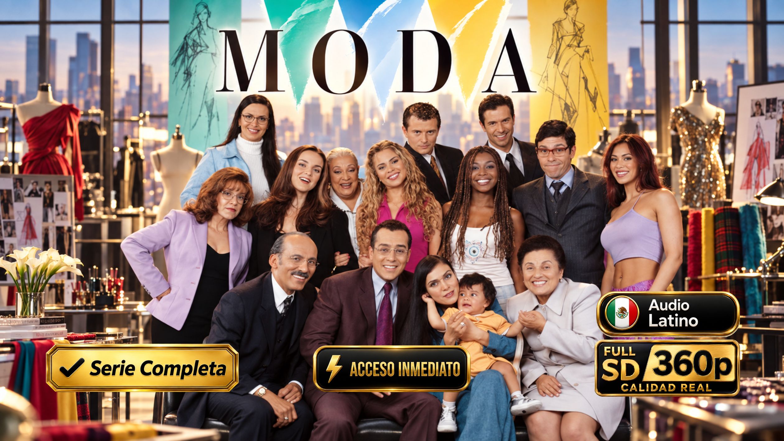 Eco Moda (2001) – Serie Inolvidable Completa 35 Capítulos | 360p Español Latino