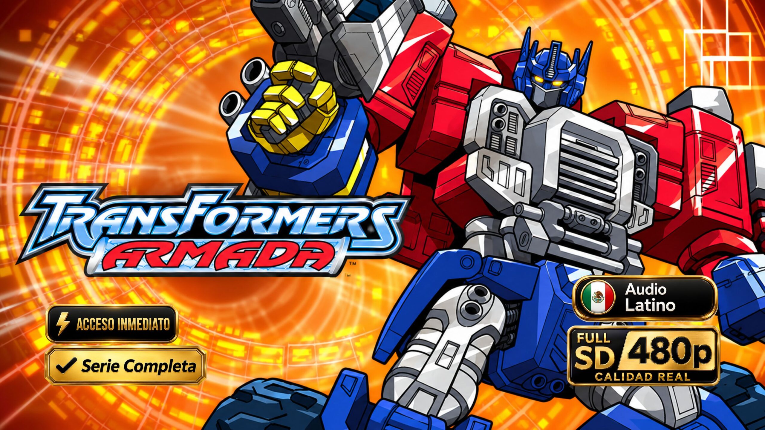 Transformers Armada (2002) – Serie Completa 52 Episodios | 480p MKV